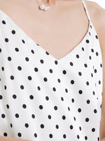 Acetate Polka Dots Slip Dress GOELIA