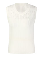Lyocell Blend Rhinestone Women Knit Tank Top GOELIA