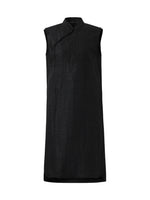 18 Momme Xiang Yun Silk Women Qipao Midi Dress GOELIA