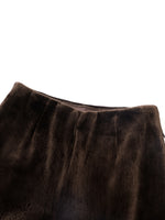 Velvet Ribbed Knit Women Loose Straight Leg Pants GOELIA