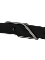 Chic Parallelogram Metal Buckle Leather Women Belt GOELIA