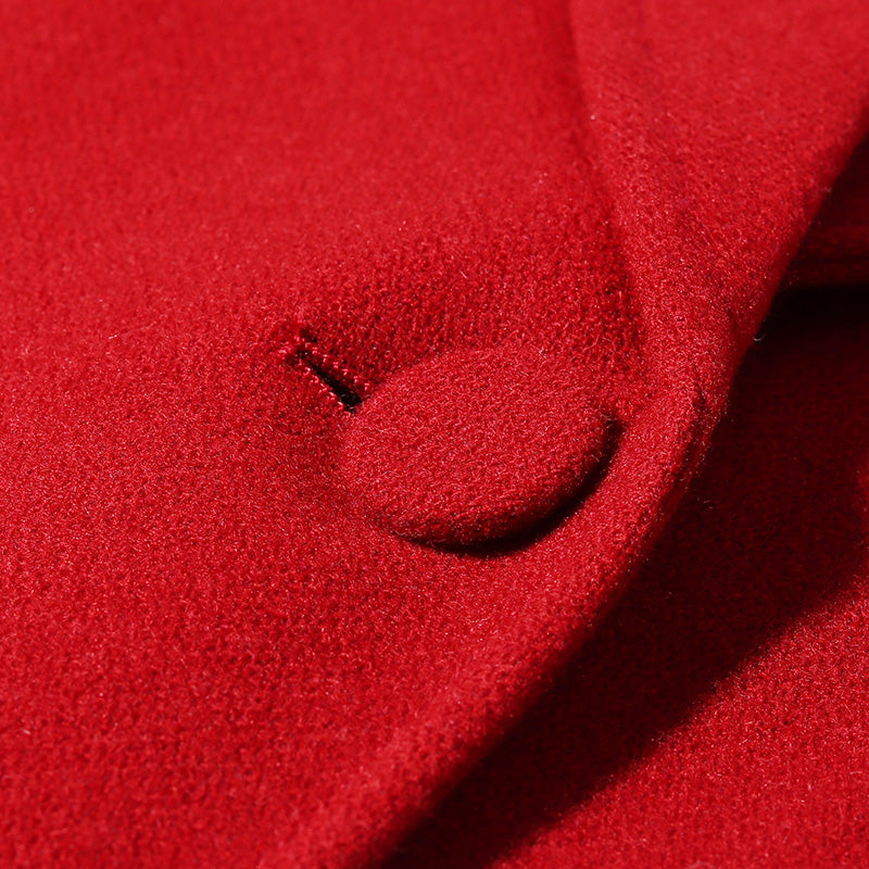 Red Washable Wool Blazer GOELIA