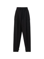 Machine Washable Wool Blend Unisex Straight Leg Pants GOELIA