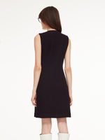 [Preview] Knit Blazer And Sleeveless Dress Two-Piece Set GOELIA