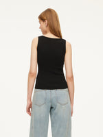 Square Neck Women Knit Tank Top GOELIA