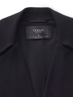 Triacetate Magnetic Button Cuffs Women Trench Coat With Belt GOELIA