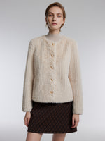 [Preview] Eco-friendly Faux Fur Textured Women Coat GOELIA