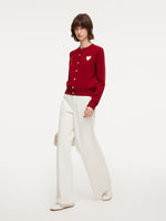 100% Cotton Denim Women Wide Leg Jeans With Belt GOELIA