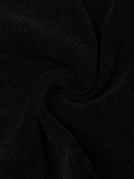 Black Straight Knitted Slit Women Skirt GOELIA