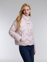 [Preview] Mandarin Collar Women Cropped Goose Down Jacket GOELIA