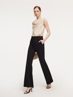22MM Mulberry Silk Cowl Neck Women Tank Top GOELIA