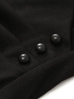 V-Neck Crossover Gathered Waist Women Knit Top GOELIA