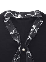 [Preview] Lyocell Blend Women Knit Midi Dress With Detachable Silky Scarf GOELIA