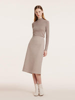 Knit A-Line Half Women Skirt GOELIA