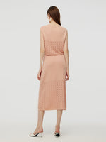 Tencel Tank Top And Midi Skirt Two-Piece Set GOELIA