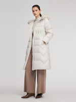 Gathered Waist Goose Down Garment GOELIA