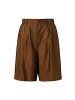 Mulberry Silk Blend Women Sheer Shorts GOELIA