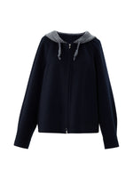 [Preview] 100% Wool Double-Faced Women Hooded Jacket GOELIA
