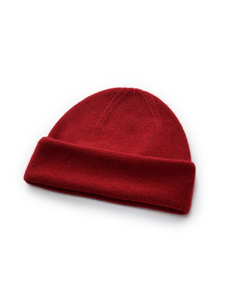 100% Cashmere Knit Beanie GOELIA