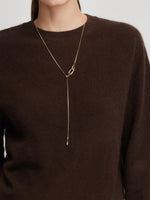 100% Brushed Wool Crew Neck Women Sweater GOELIA