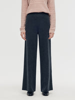 Petite Machine Washable Wool Wide Leg Women Pants GOELIA