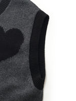 Wool Blend Vest And Mock Neck Top Two-Piece Set GOELIA