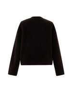 [Preview] 100% Shearling Wool V-Neck Women Coat GOELIA