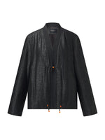 18MM Gambiered Canton Gauze Women Quilted Jacket GOELIA
