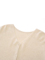 100% Cashmere Reversible Women Cardigan GOELIA