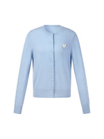 100% Wool Sheep Embroidered Women Cardigan GOELIA