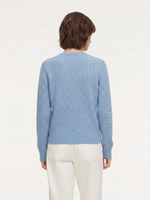 100% Cotton Cable Knit Women Cardigan GOELIA
