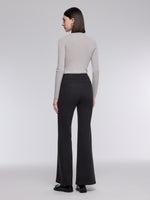 [Preview] Drawstring Waist Stretch Women Flared Pants GOELIA