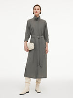 [Preview] Triacetate Blend Women Trench Coat GOELIA