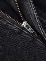 [Preview] Denim Fleece-Lined Women Straight Leg Flare Jeans GOELIA