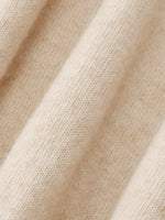 Machine Washable Wool Blend Zip-Up Women Hoodie GOELIA