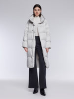 [Preview] Hooded Goose Down Unisex Overcoat GOELIA