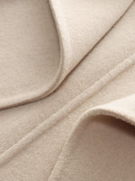 [Preview] Cashmere Wool Blend Asymmetrical Collar Women Short Coat GOELIA
