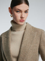 100% Merino Wool Women H-Line Blazer GOELIA