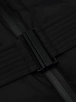 Hooded Long Goose Down Garment With Belt GOELIA