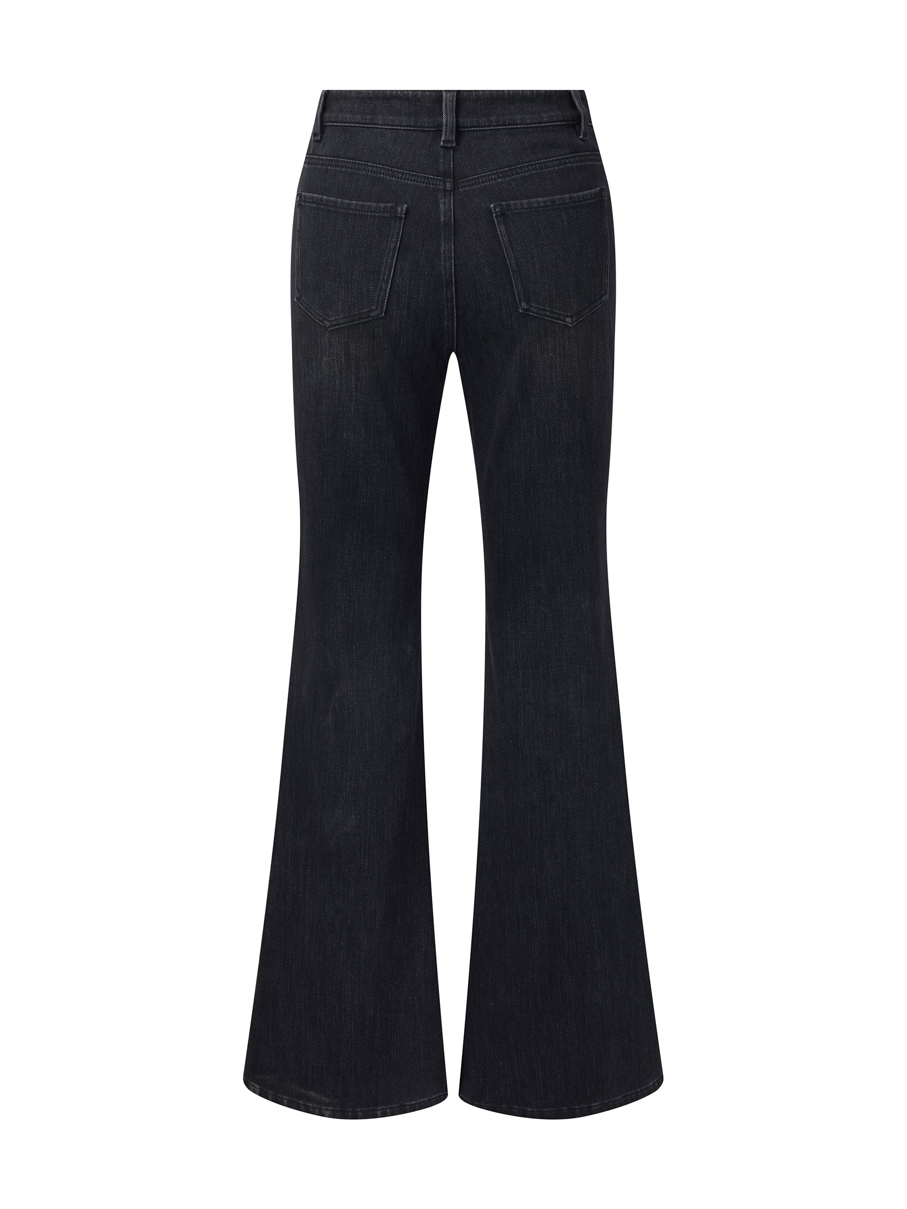 [Preview] Denim Fleece Lined Women Flared Jeans GOELIA