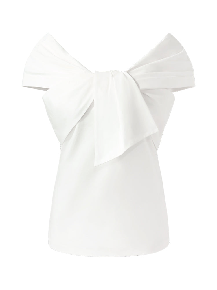 Women's Sleeveless Bow Top