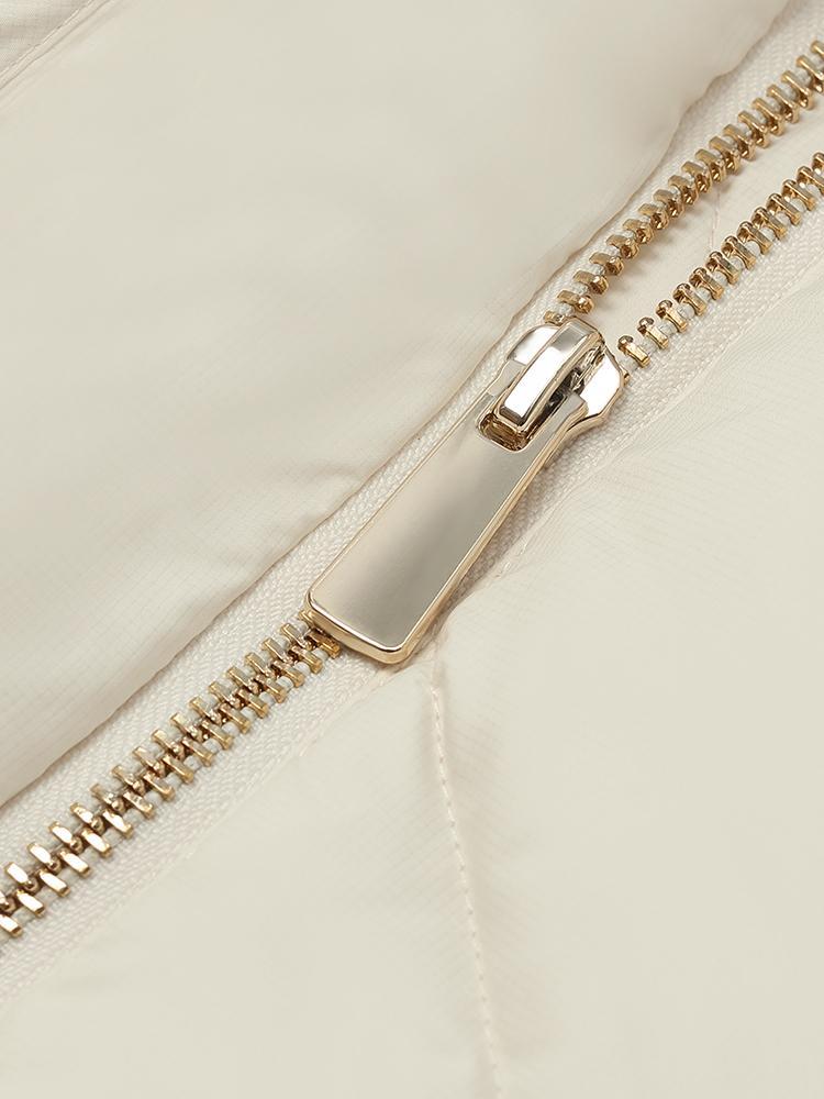 Mid-Length Cocoon Shape Goose Down Garment GOELIA