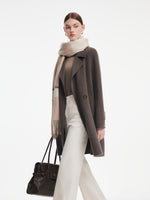 [Preview] Luxurious 100% Baby Cashmere Double-Faced Women Coat GOELIA