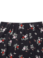 16MM Mulberry Silk Floral Print Women Skirt GOELIA