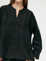 18 Momme Xiang Yun Silk Diagonal Placket Women Jacket GOELIA
