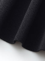 Lyocell Blend Knit Tank Top And Back Pleated Blouse Two-Piece Set GOELIA