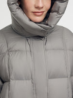 Loose Fit Hooded Goose Down Jacket GOELIA