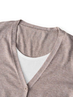 [Preview] Mock-Layered Knit Top And Pants Two-Piece Set GOELIA