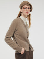 Brushed Cashmere Women Cardigan GOELIA