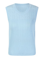 Lyocell Blend Rhinestone Women Knit Tank Top GOELIA